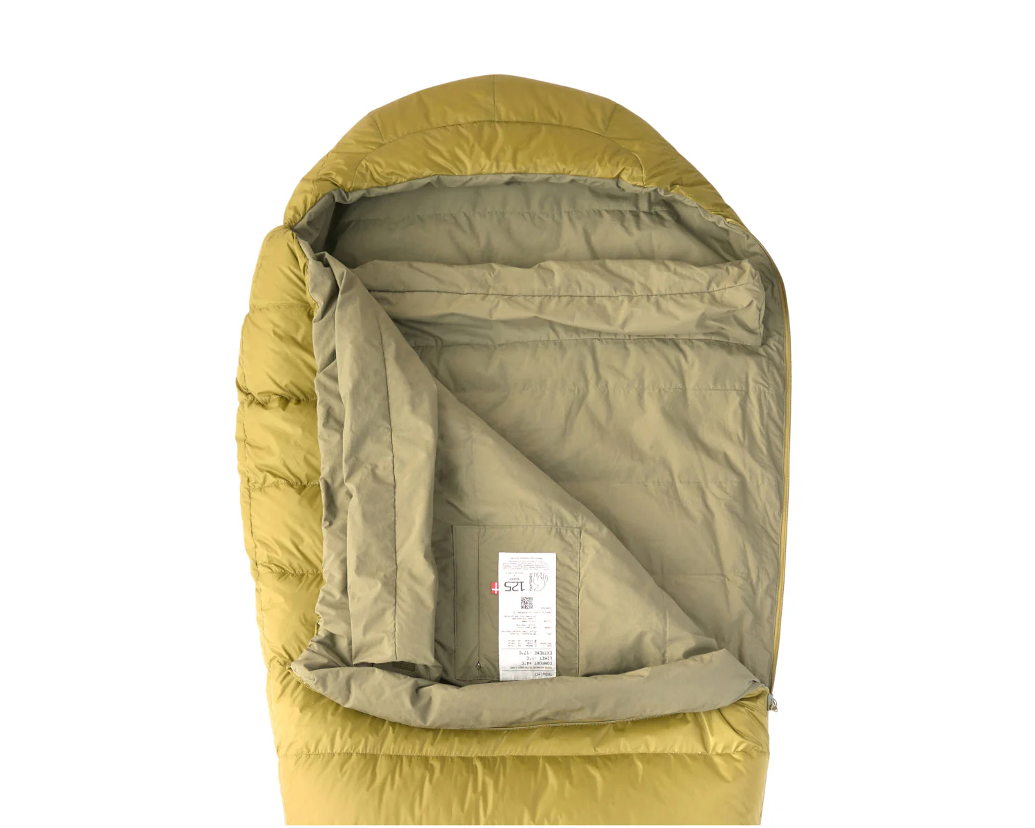 125 Jahre Camin ±0° Mummy Schlafsack - Green Moss - Image 3