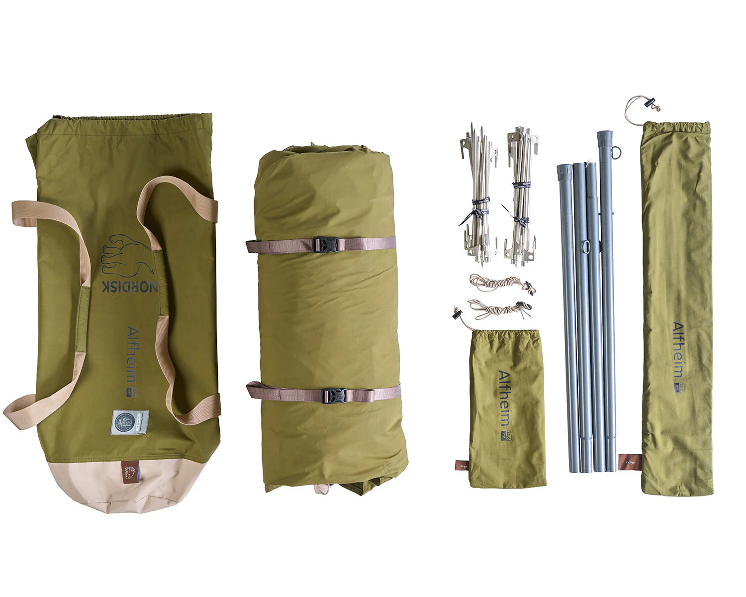 Alfheim 12.6 Glamping Zelt - 12.6 m² | 6 Personen | Green Khaki - Image 16