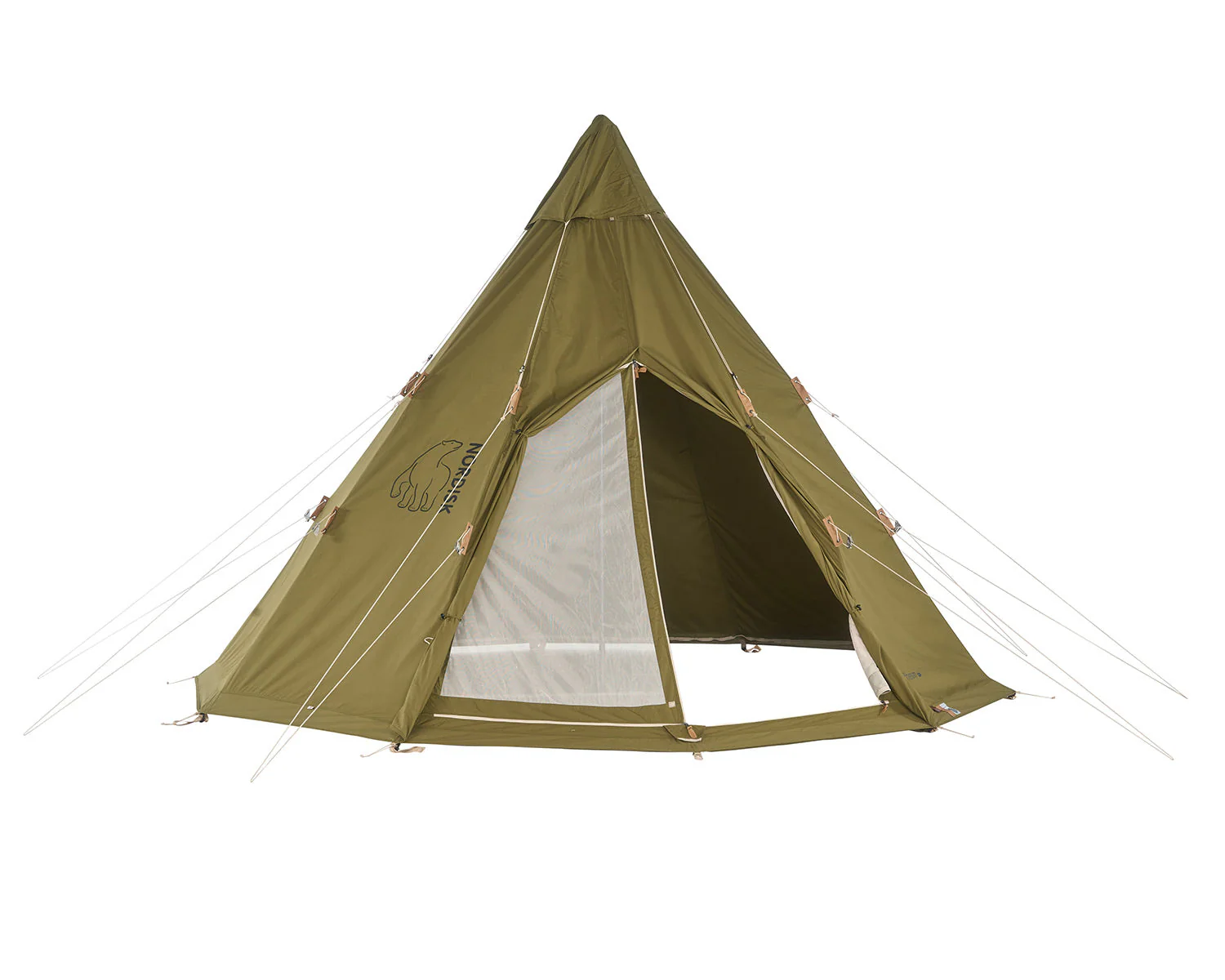 Alfheim 12.6 Glamping Zelt - 12.6 m² | 6 Personen | Green Khaki - Image 4