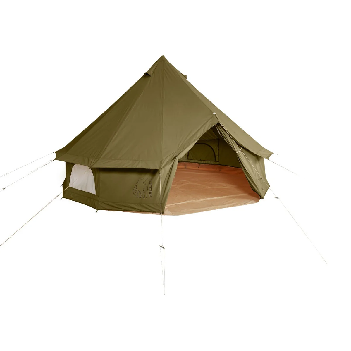 Asgard 12.6 Glamping Zelt - 12.6 m² | 6 Personen | Green Khaki - Image 3