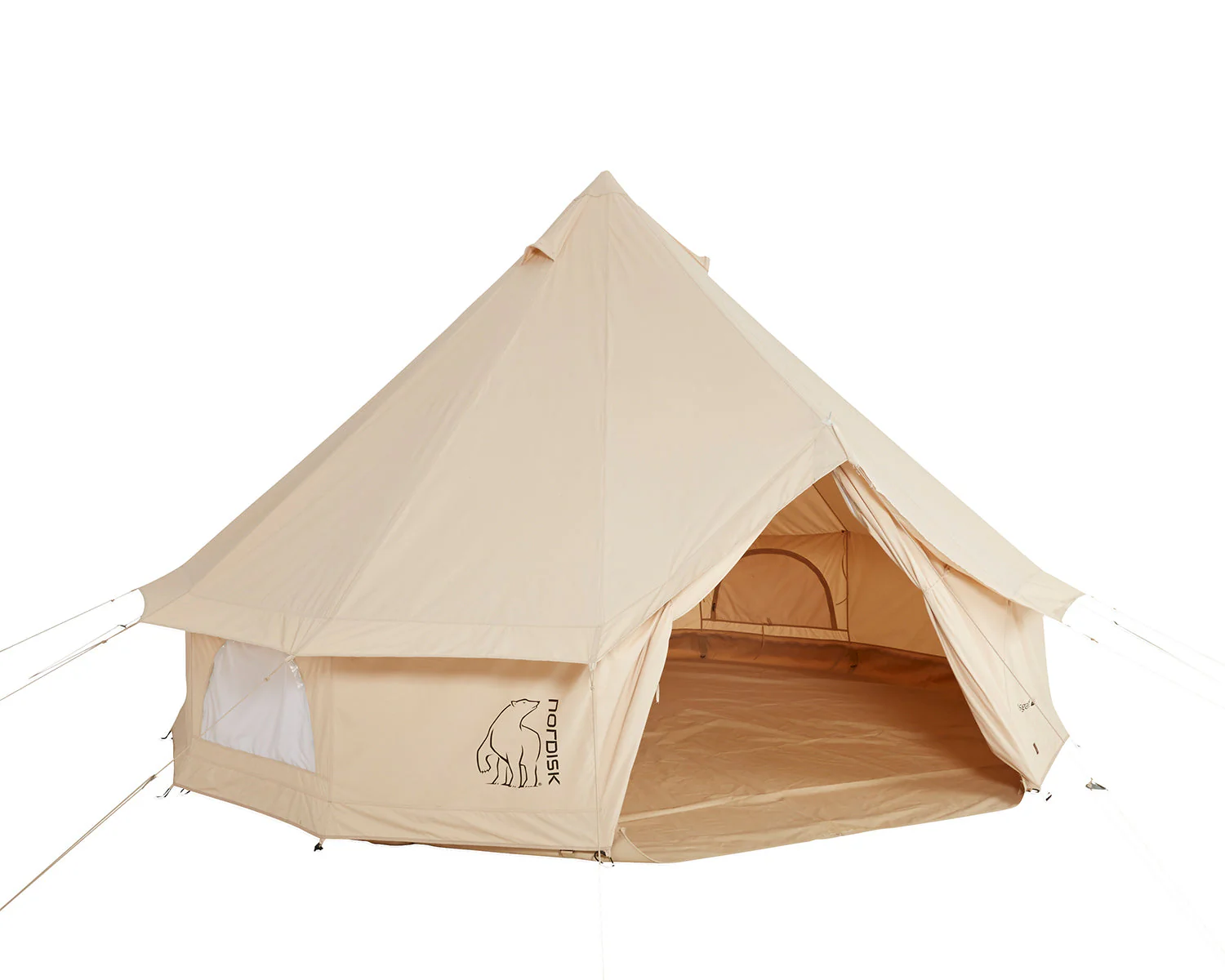 Asgard 12.6 Glamping Zelt - 12.6 m² | 6 Personen | Sandshell - Image 3
