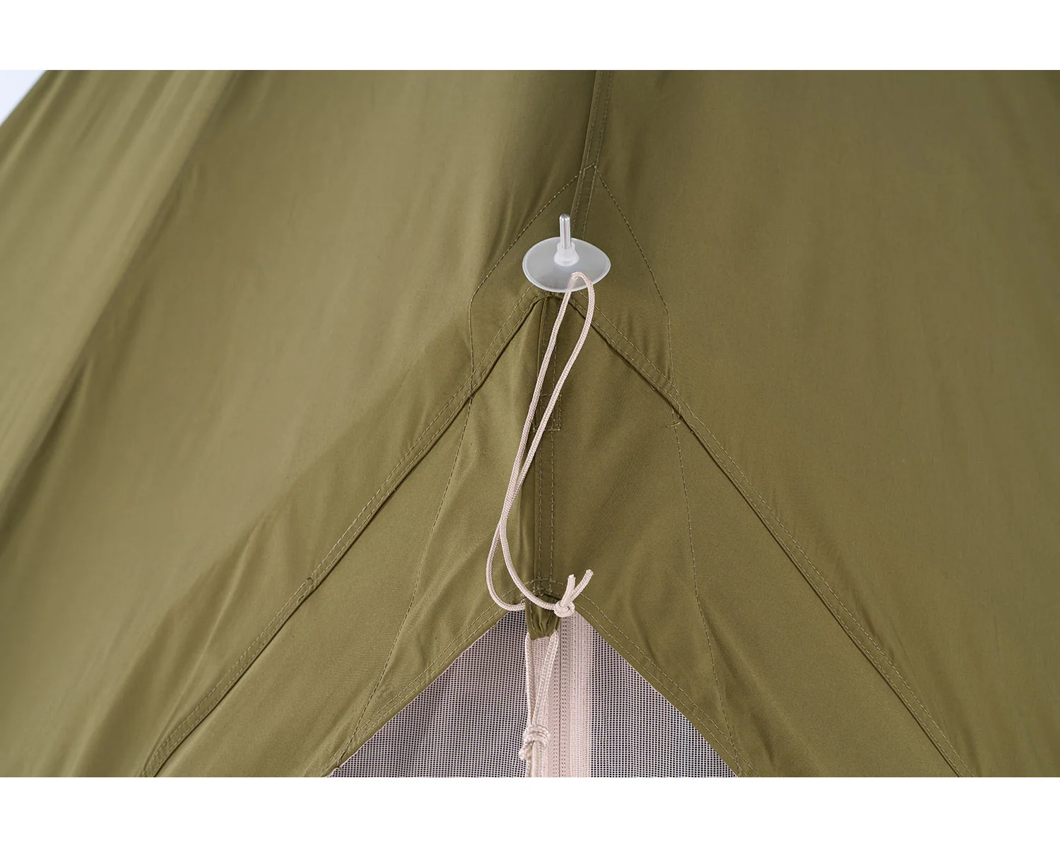 Asgard 7.1 Glamping Zelt - 7.1 m² | 3 Personen | Green Khaki - Image 10
