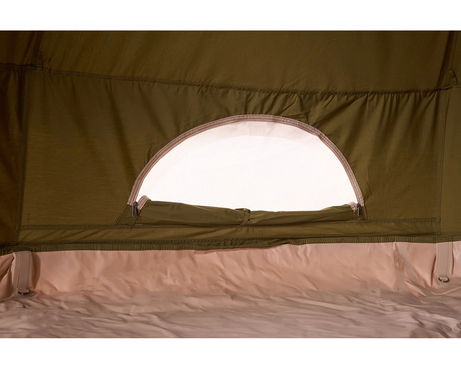 Asgard 7.1 Glamping Zelt - 7.1 m² | 3 Personen | Green Khaki - Image 15