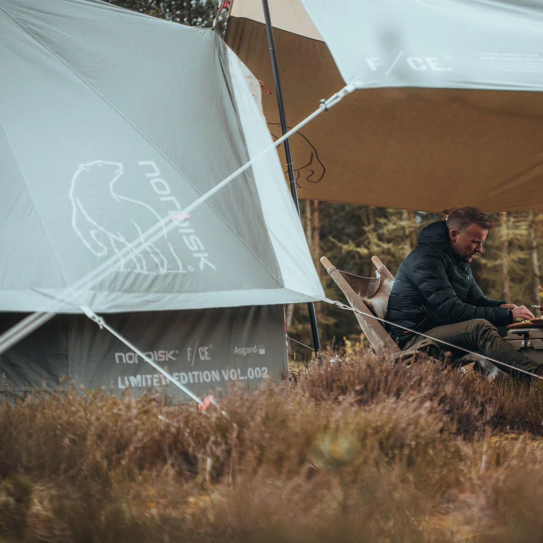 F/CE. × Nordisk Asgard 7.2 Glamping Tent - 7.2 m² | 3 person | Sage Green - Image 10
