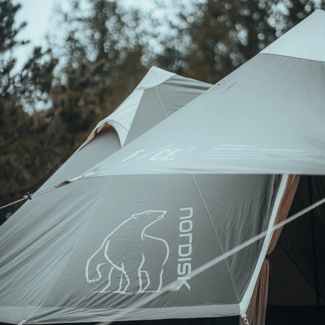 F/CE. × Nordisk Asgard 7.2 Glamping Tent - 7.2 m² | 3 person | Sage Green - Image 11