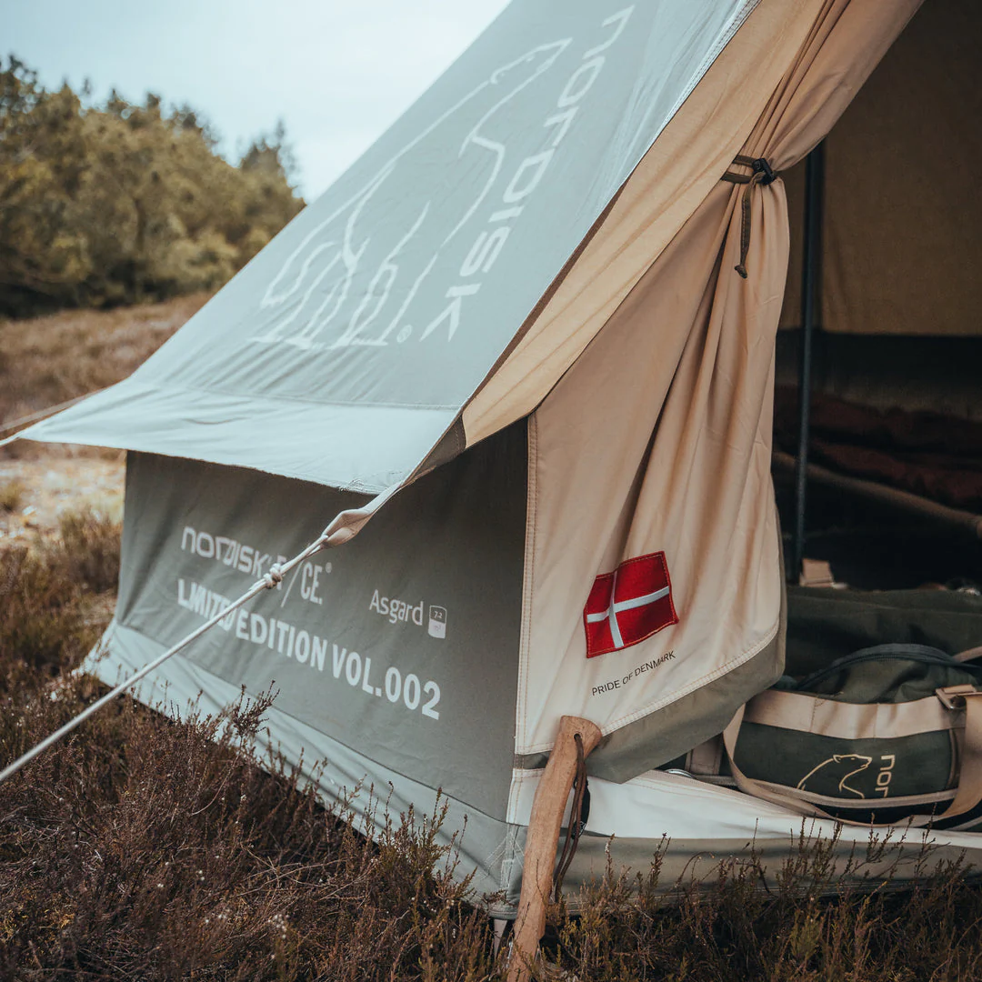 F/CE. × Nordisk Asgard 7.2 Glamping Tent - 7.2 m² | 3 person | Sage Green - Image 2