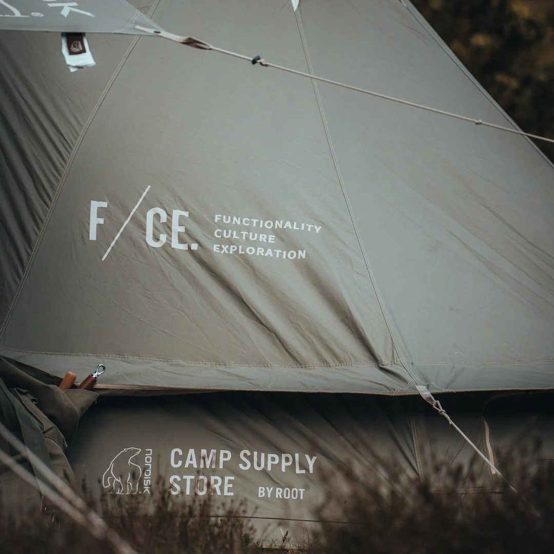 F/CE. × Nordisk Asgard 7.2 Glamping Tent - 7.2 m² | 3 person | Sage Green - Image 5