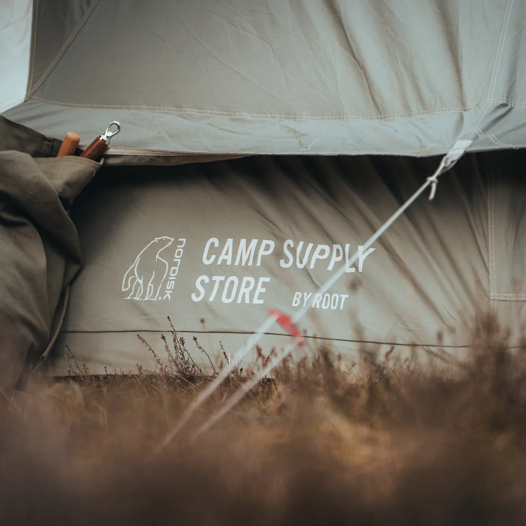 F/CE. × Nordisk Asgard 7.2 Glamping Tent - 7.2 m² | 3 person | Sage Green - Image 6