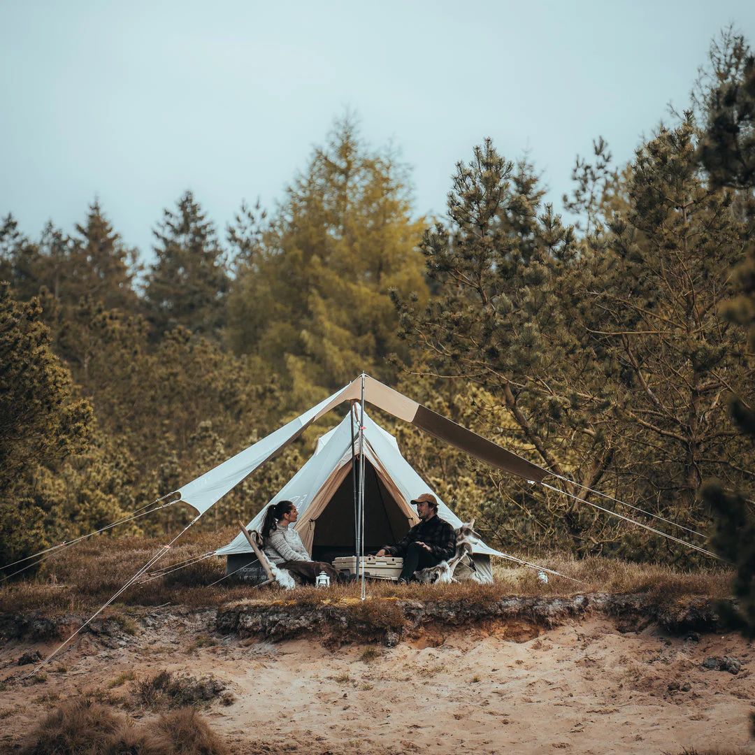 F/CE. × Nordisk Asgard 7.2 Glamping Tent - 7.2 m² | 3 person | Sage Green - Image 8