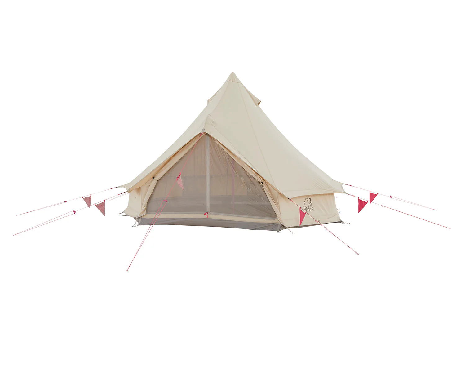 Asgard Tech Mini Glamping Zelt Incl. Colour Pack - 2 Personen | Azalea Cherry Pink - Image 5