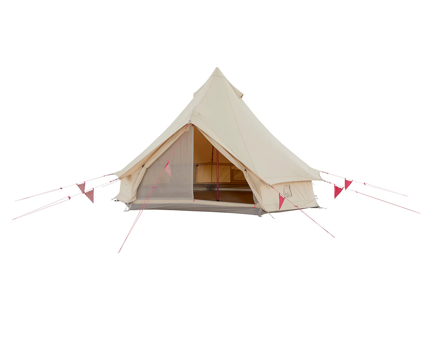 Asgard Tech Mini Glamping Zelt Incl. Colour Pack - 2 Personen | Azalea Cherry Pink - Image 7