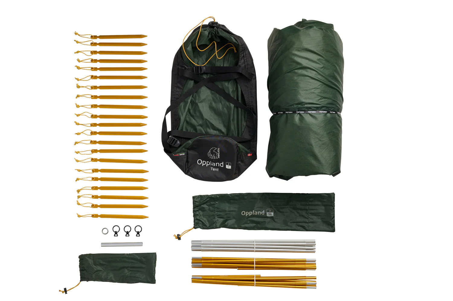 Oppland 2 SI (2.0) Zelt - Deep Forest Green - Image 28