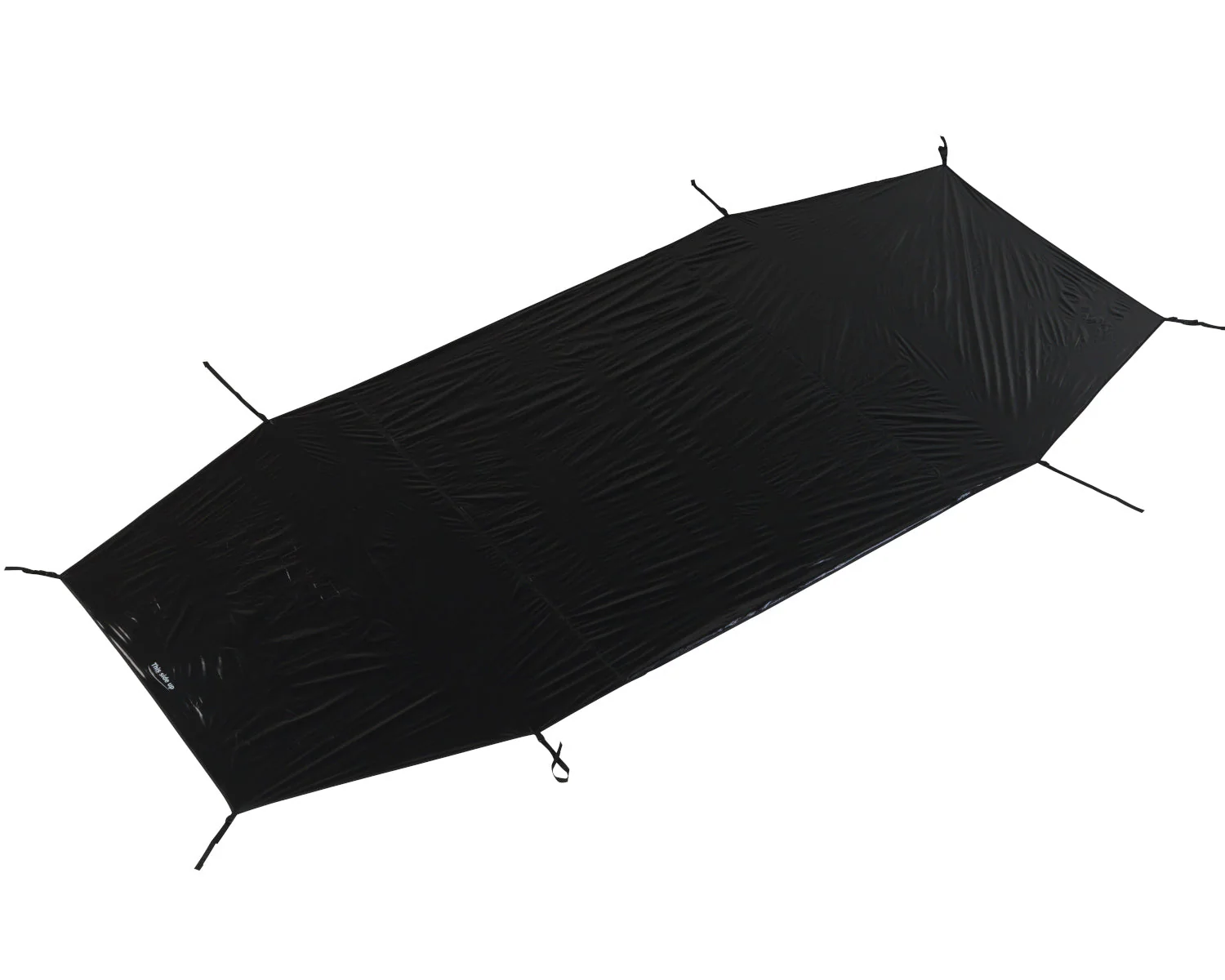 Oppland 3 PU/SI/LW Zeltunterlage - Black