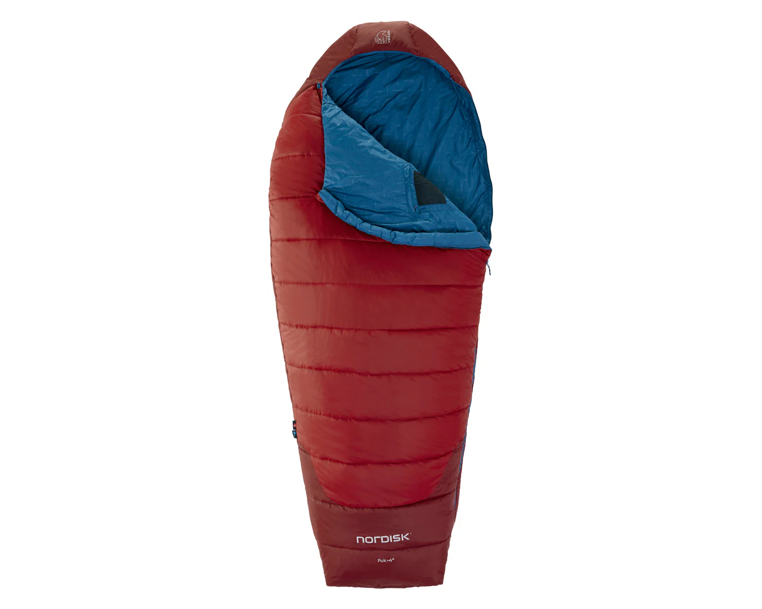 Puk +4° Egg Schlafsack - Kunstfaser | Sundried Tomato - Image 2