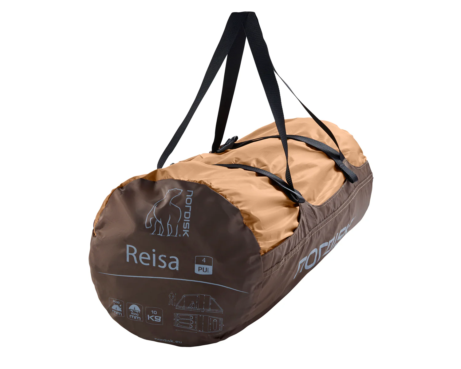 Reisa 4 PU Zelt - 4 Personen | Cashew/Brown - Image 13