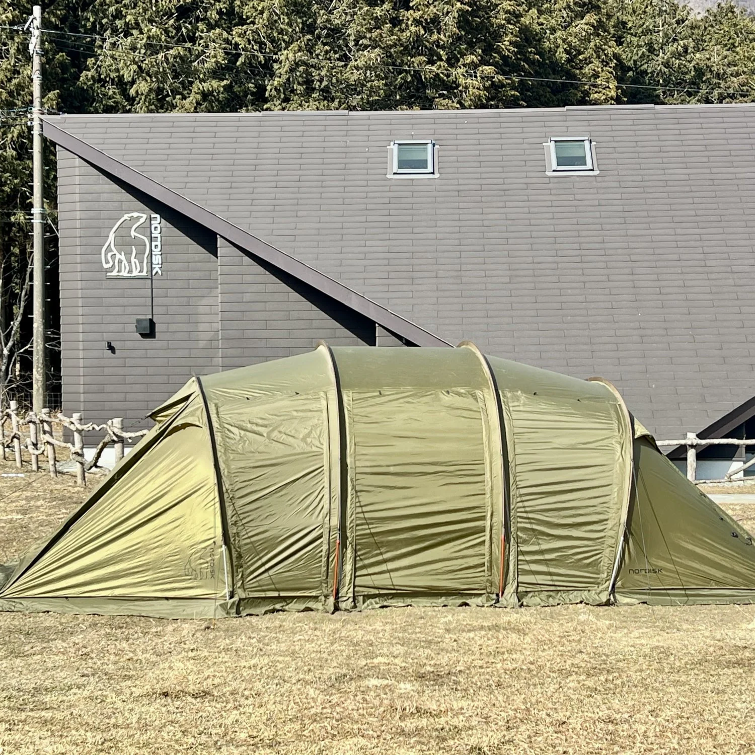 Reisa 6 PU Zelt mit Bodenschürze - 6 Personen | Dark Olive - Image 3