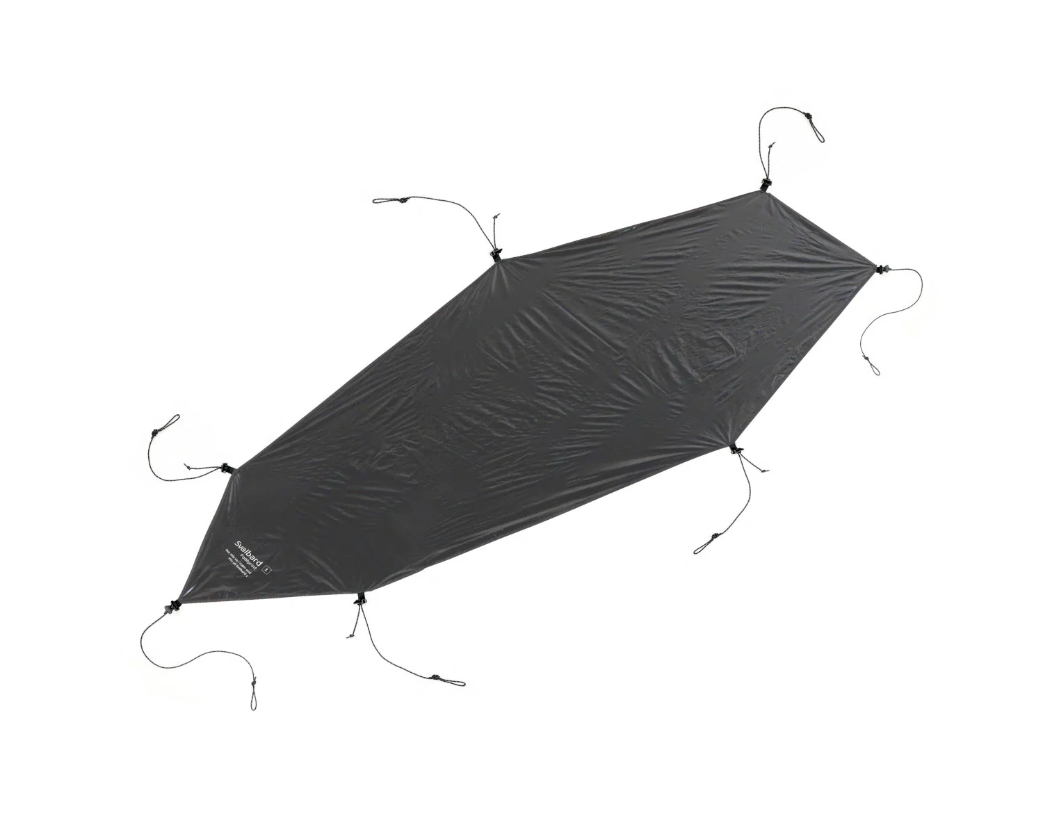 Svalbard 1 PU/SI Zeltunterlage - Black
