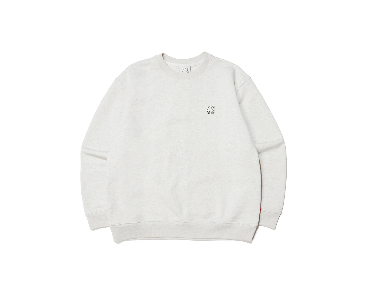 Camping Sweatshirt Unisex - Oatmeal Melange Beige