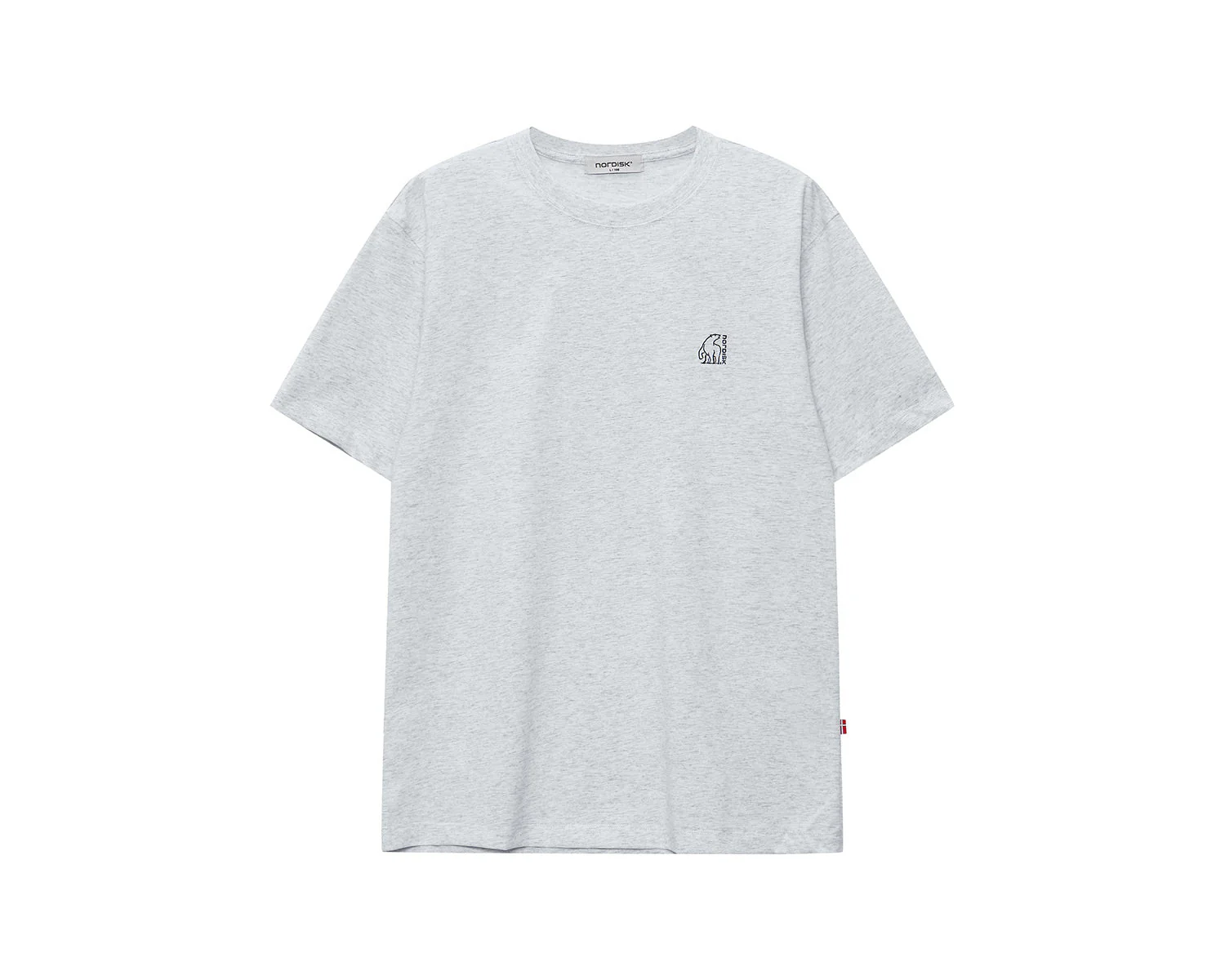 Eisbär Kurzarm-T-Shirt Unisex - Light Grey