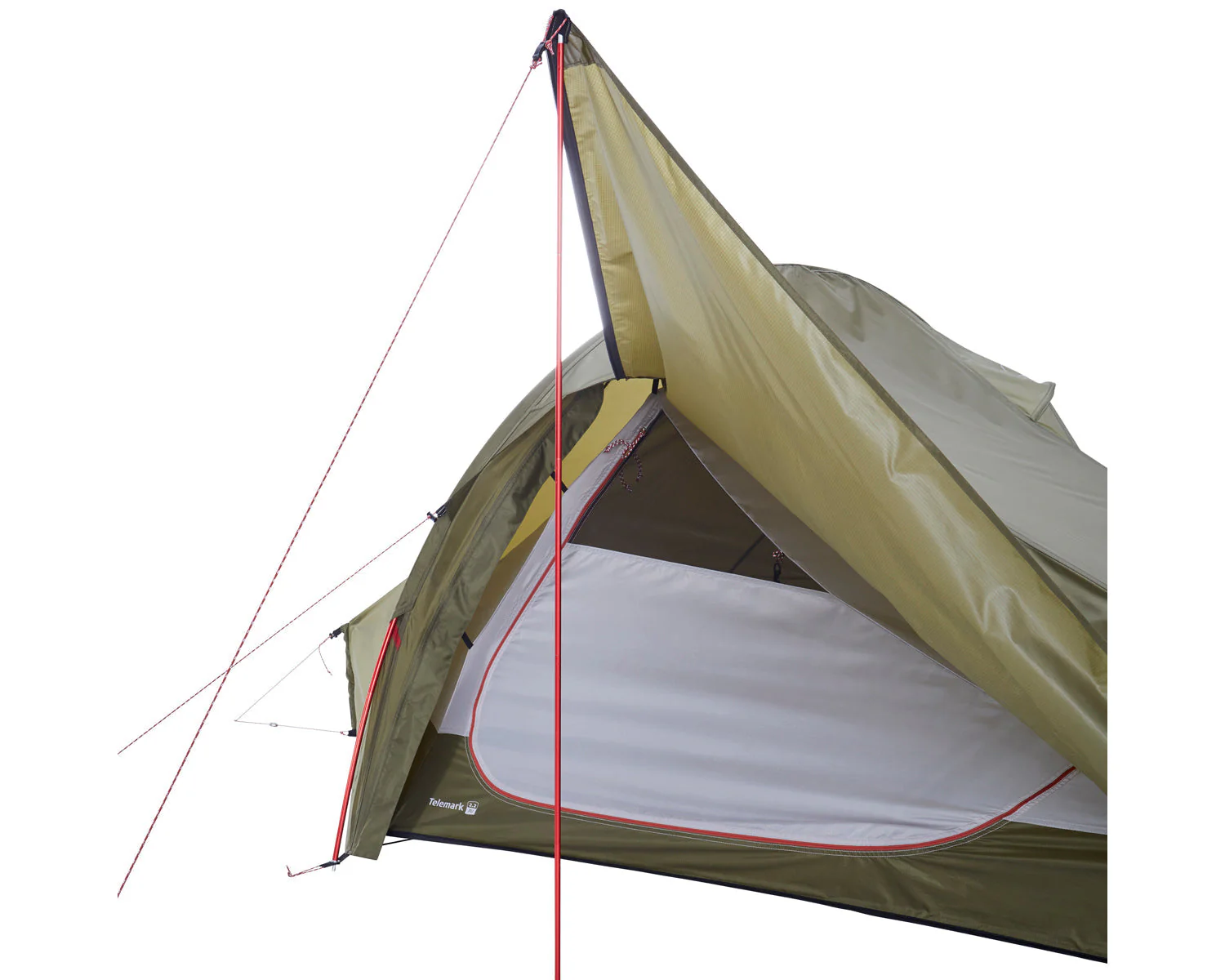 Telemark 2.2 PU Zelt - 2 Personen | Dark Olive - Image 6