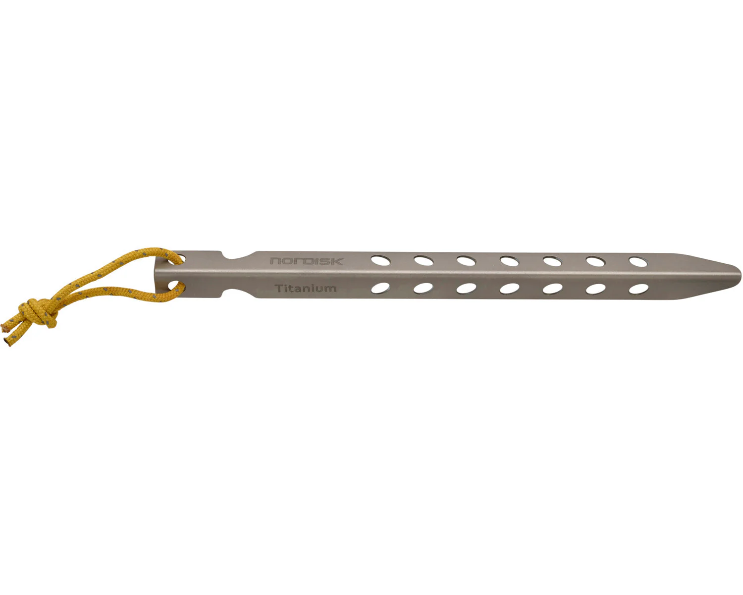 Titanium V-Peg 9g (2 Stück ) - Heringe | Matt Silver
