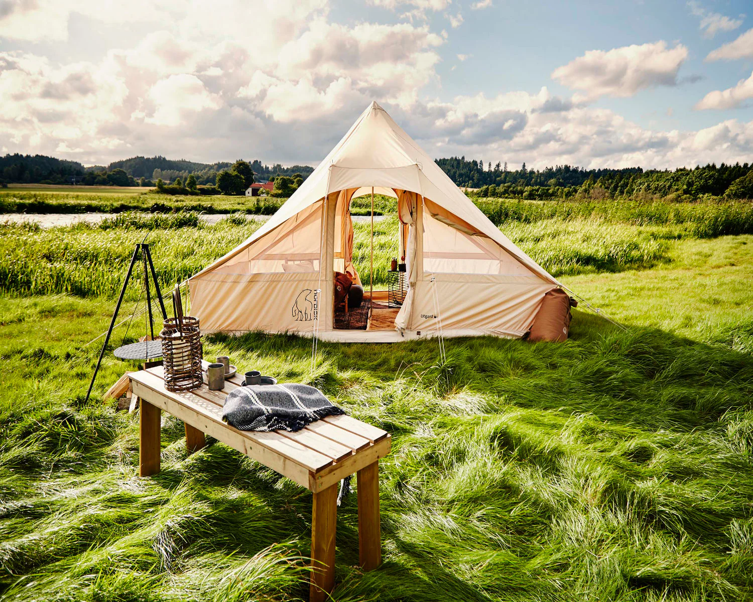 Utgard 13.2 Glamping Zelt - 13.2 m² | 6 Personen | Sandshell - Image 6