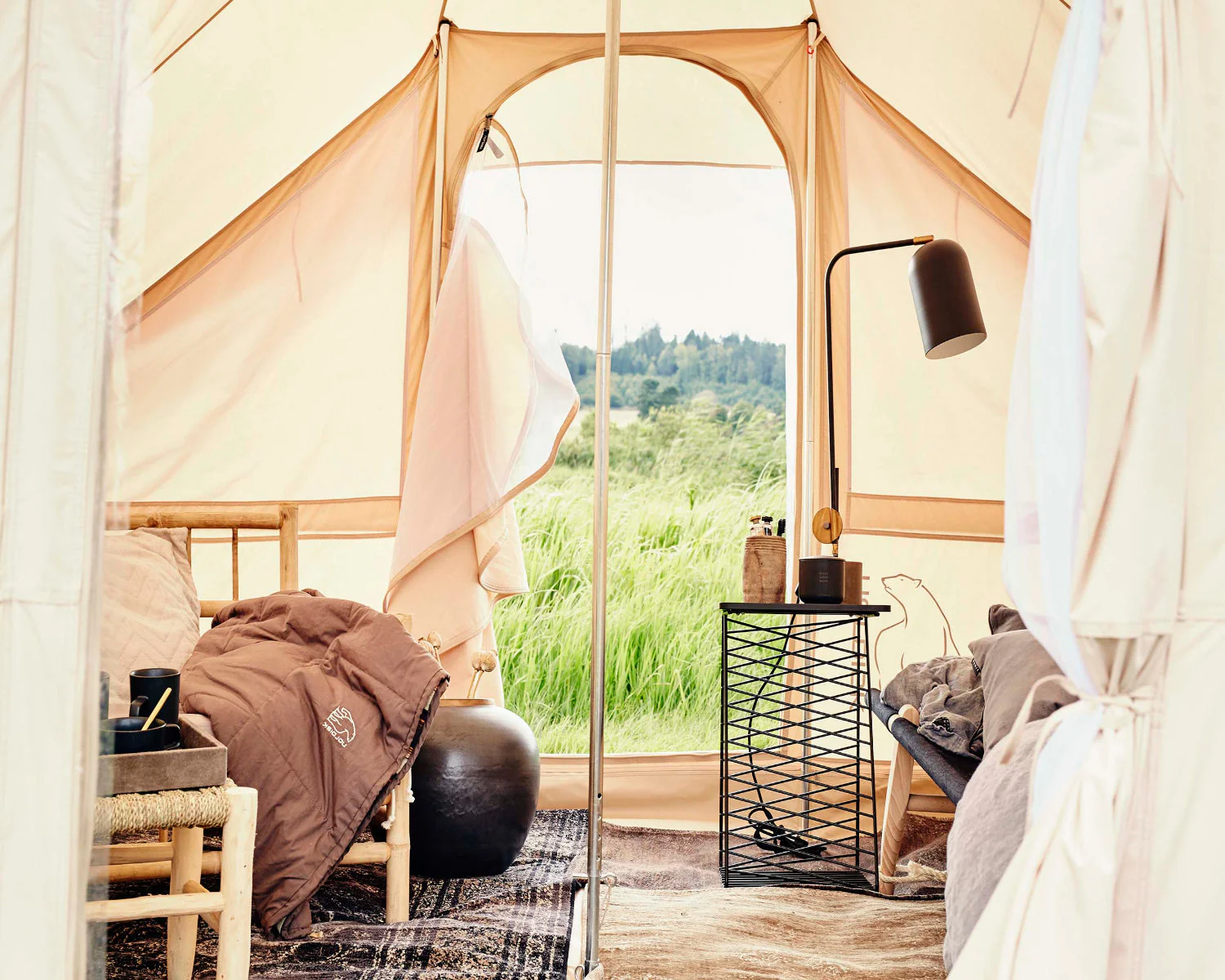 Utgard 13.2 Glamping Zelt - 13.2 m² | 6 Personen | Sandshell - Image 7