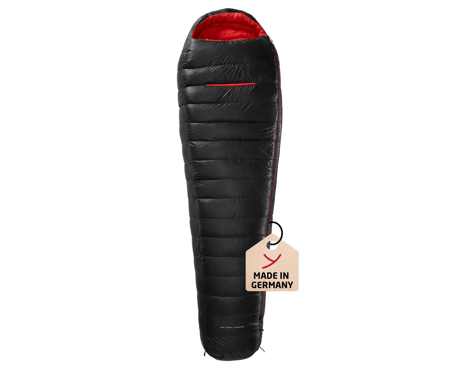 VIB 600 Schlafsack (Left Zip) - Daune (-6° C) | Black